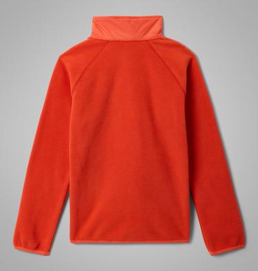 Youth Fast Trek Recycled Fleece Jacket, Color: Super Sonic, Zing, image 2