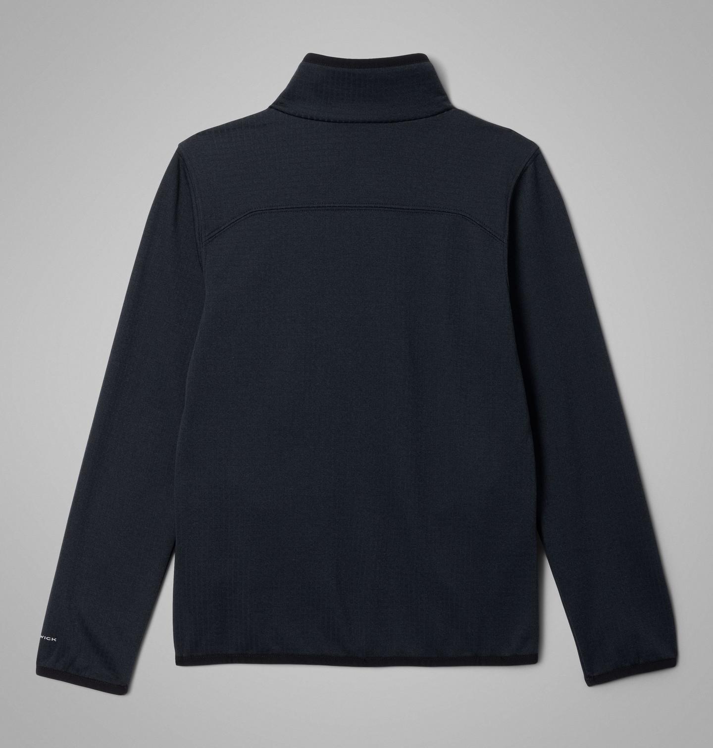 Детские куртки Columbia Kids' Essential Hike Grid Fleece Full Zip, цвет: Чёрный — фото 2