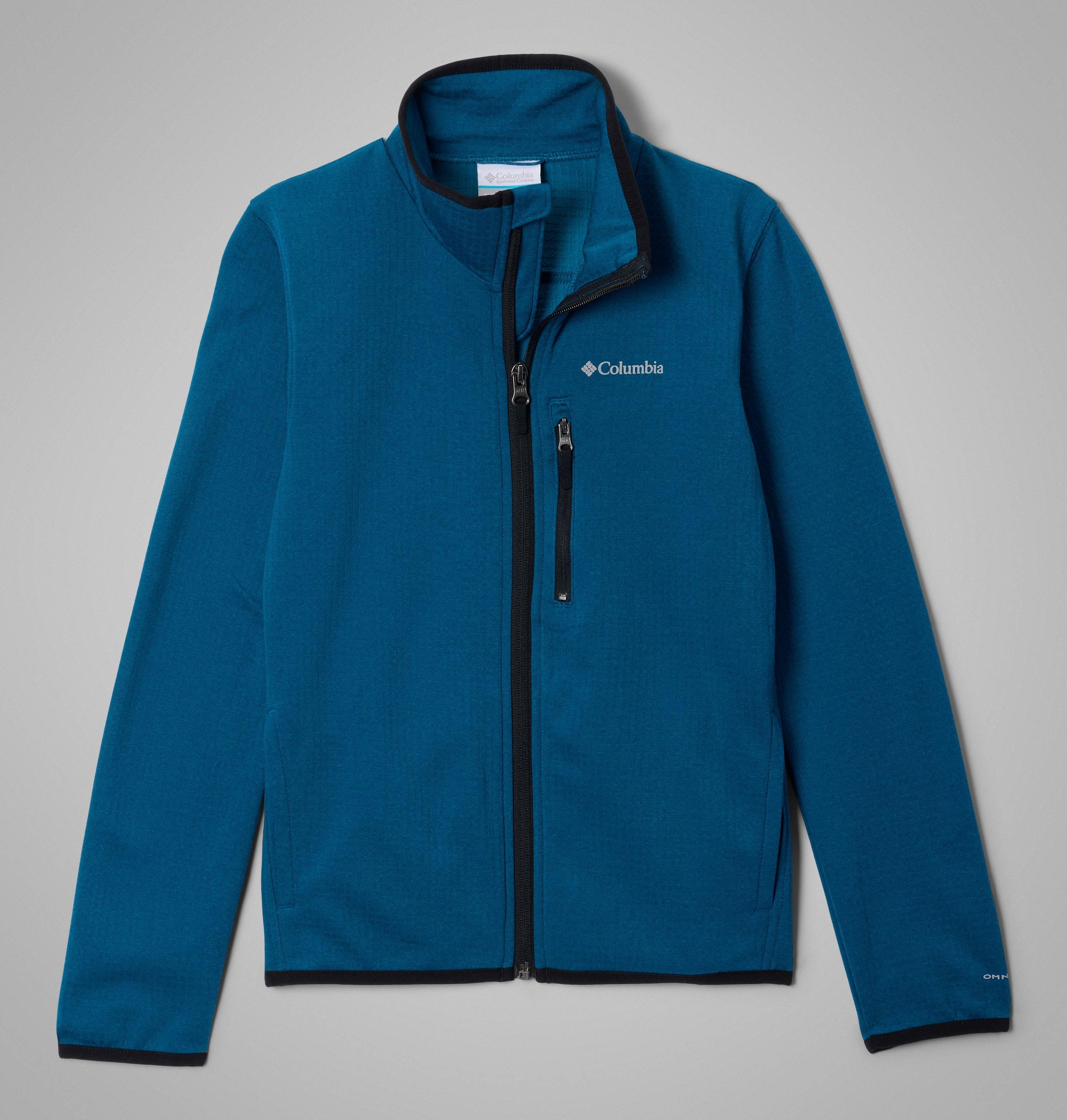 Kids' Essential Hike Grid Fleece Full Zip | Columbia