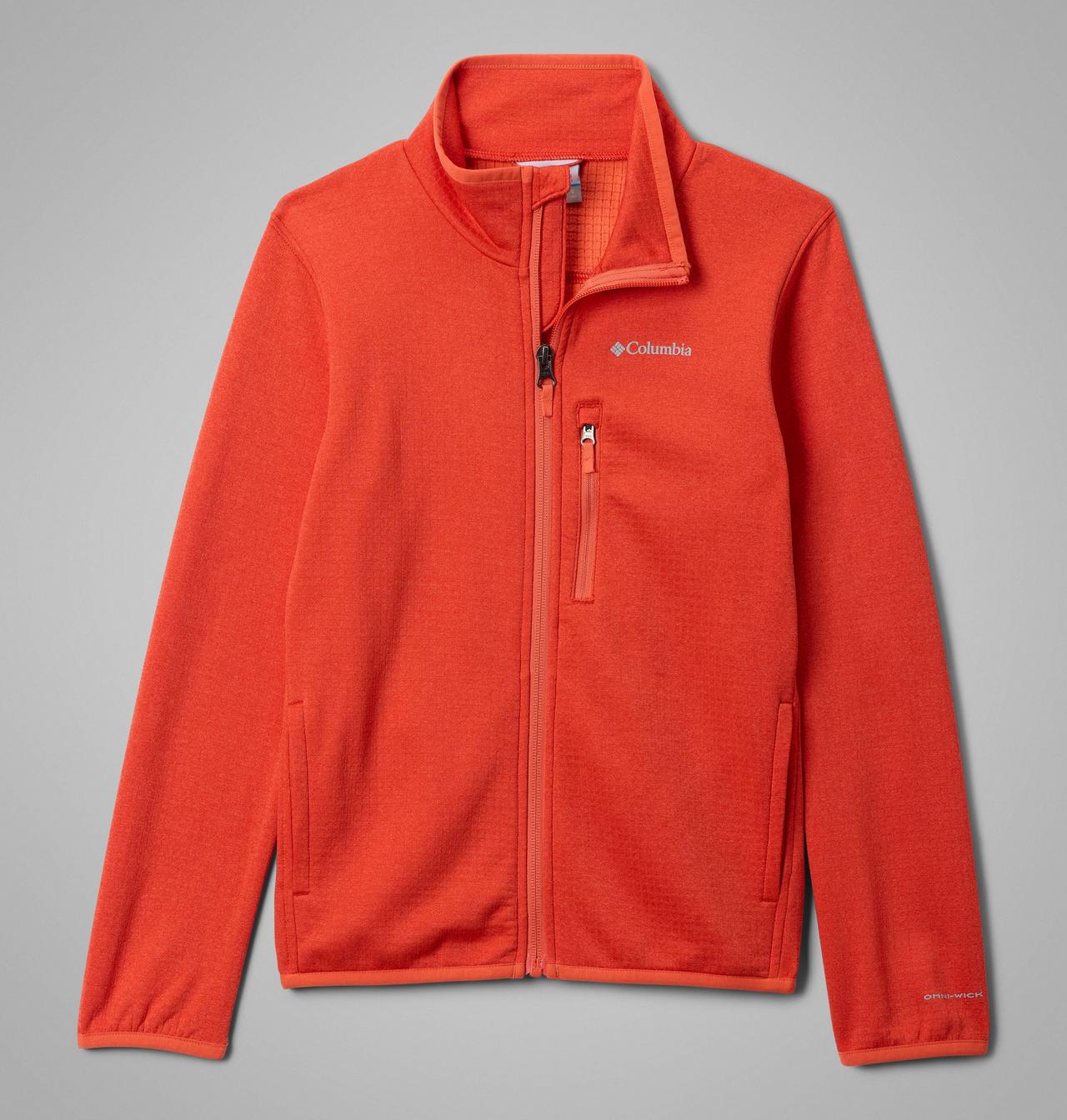 Kids' Essential Hike™ Grid Fleece Full Zip | 845 | L 1
