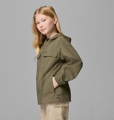 Veste L&eacute;g&egrave;re &agrave; Capuche Skien Valley Junior Unisexe, Color: Stone Green, image 4