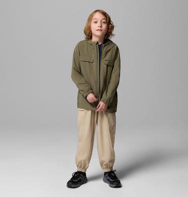 Veste L&eacute;g&egrave;re &agrave; Capuche Skien Valley Junior Unisexe, Color: Stone Green, image 1