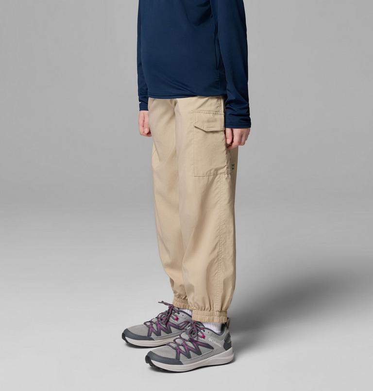 Youth Skien Valley Hiking Cargo Recycled Trousers, Color: Ancient Fossil, image 5