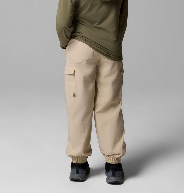 Youth Skien Valley Hiking Cargo Recycled Trousers, Color: Ancient Fossil, image 2