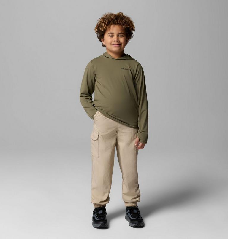 Youth Skien Valley Hiking Cargo Recycled Trousers, Color: Ancient Fossil, image 1