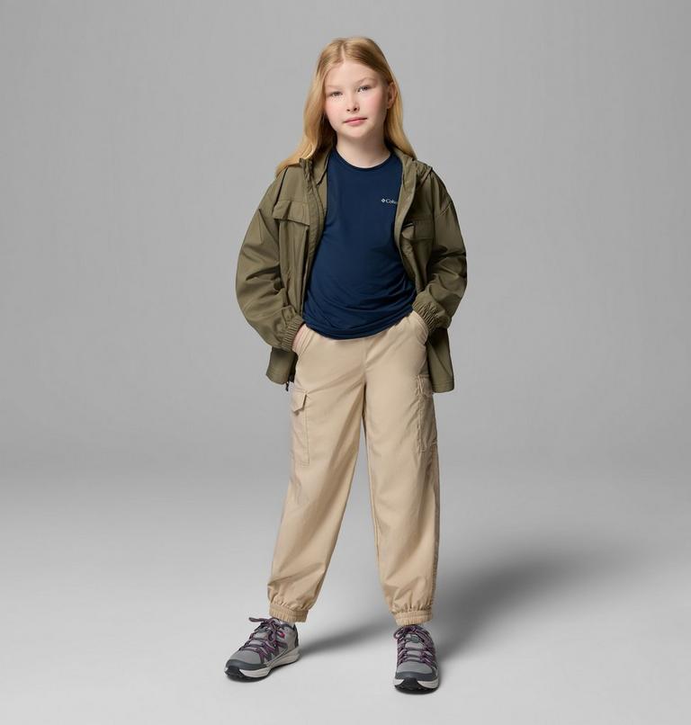 Youth Skien Valley Hiking Cargo Recycled Trousers, Color: Ancient Fossil, image 3