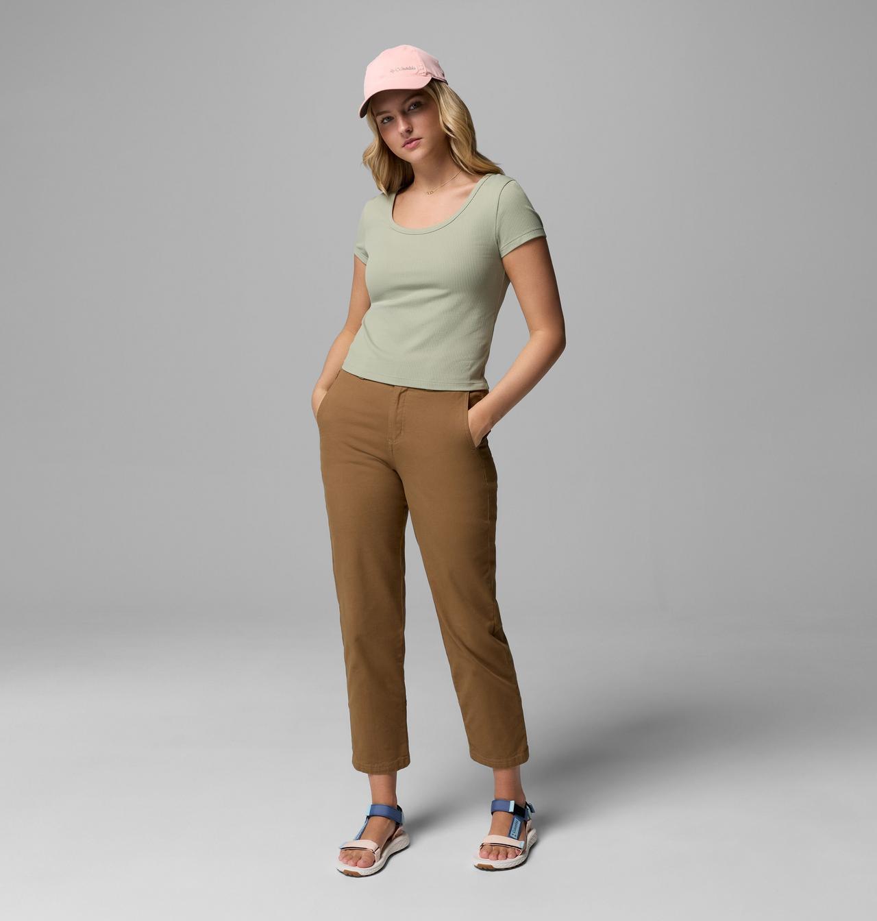 Women's Pinetown Canyon™ Rib Short Sleeve T-Shirt | 348 | S 2