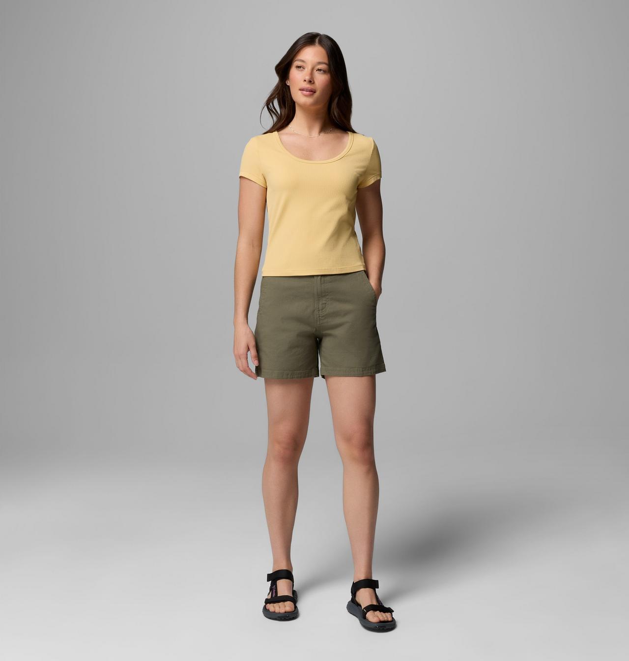 Women's Pinetown Canyon™ Rib Short Sleeve T-Shirt 2