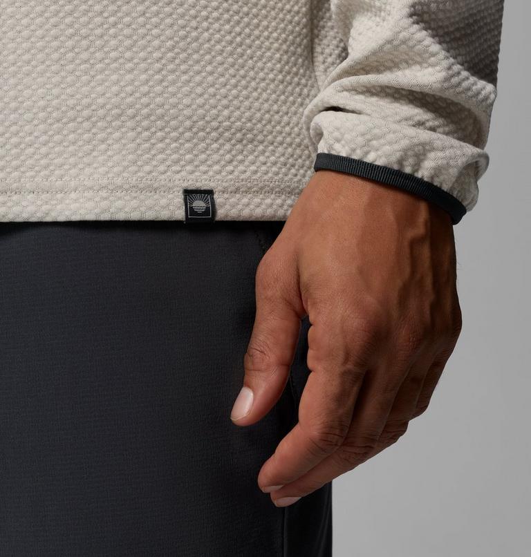 Men's PFG Uncharted Half Snap Long Sleeve T-shirt, Color: Dark Stone, image 7