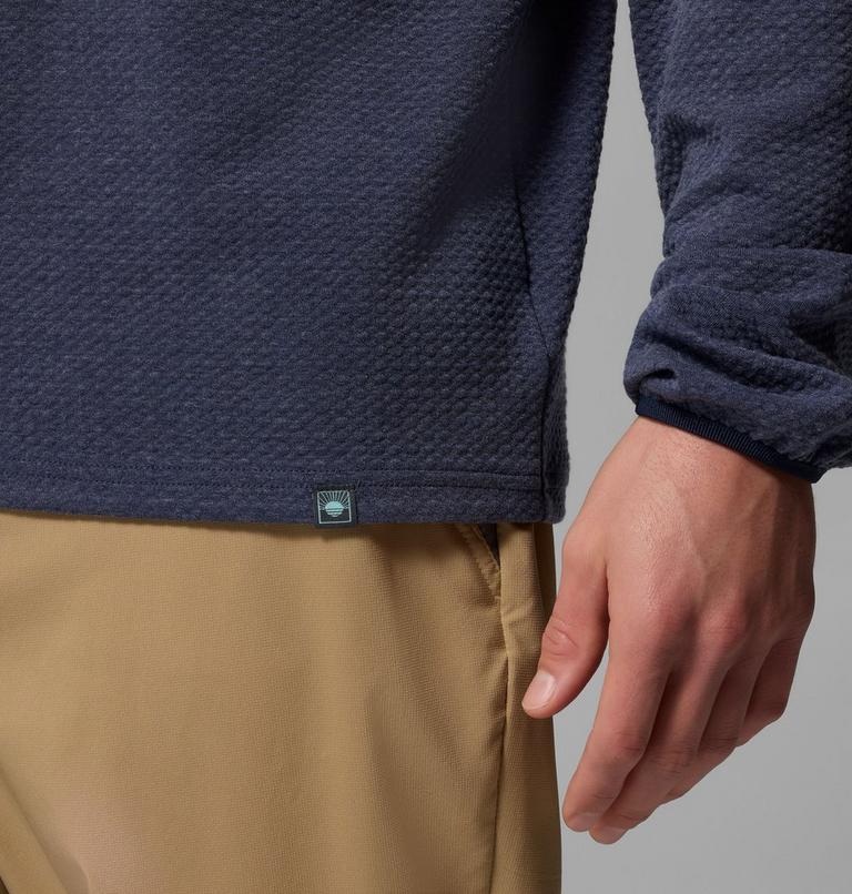 Men's PFG Uncharted Half Snap Long Sleeve T-shirt, Color: Nocturnal, image 7