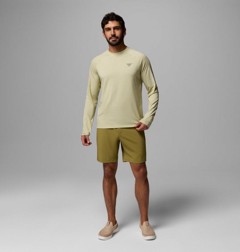 T-shirt Technique Manches Longues PFG Uncharted Homme, Color: Serpentine, image 2