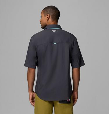 Men's Bonefish Flats Short Sleeve Shirt, Color: Shark, image 11