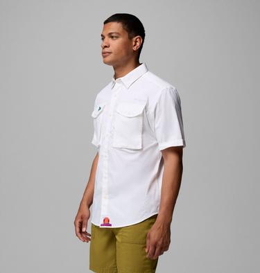 Camisa de manga corta Bonefish Flats para hombre, Color: White, image 8