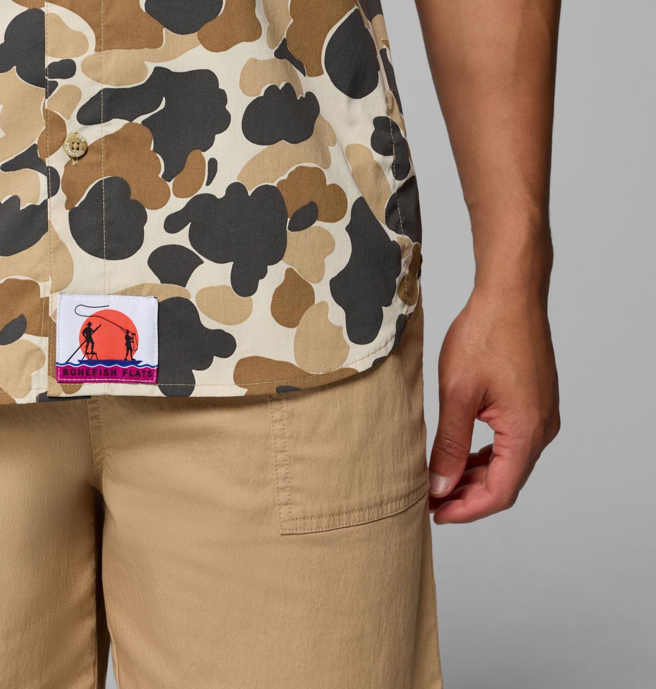 Men's PFG Bonefish Flats™ Printed Short Sleeve Shirt | 165 | S 7