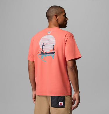 Men's Bonefish Flats T-Shirt, Color: Melonade, image 1