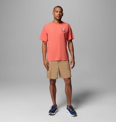 Men's Bonefish Flats T-Shirt, Color: Melonade, image 2