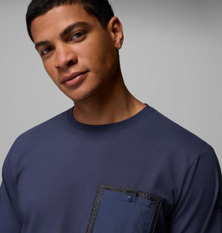 Men's Bonefish Flats Long Sleeve T-Shirt, Color: Nocturnal, image 5