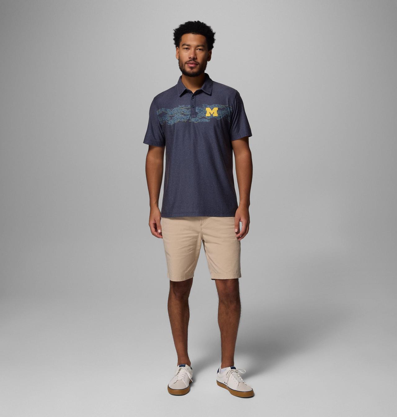 Men's Collegiate Thistletown Hills™ Printed Polo - Michigan 2