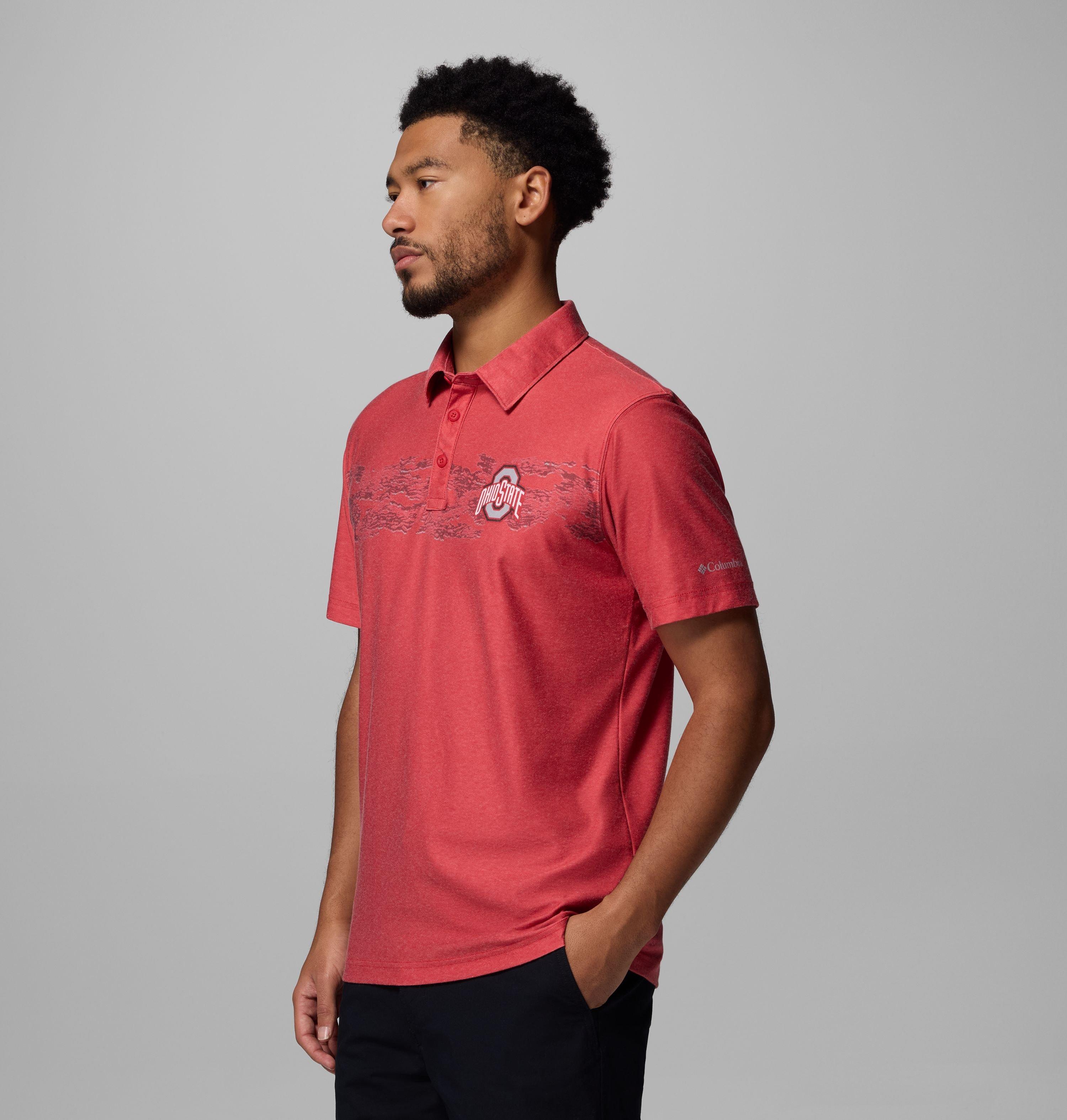 Men's Collegiate Thistletown Hills Printed Polo - Ohio State 4