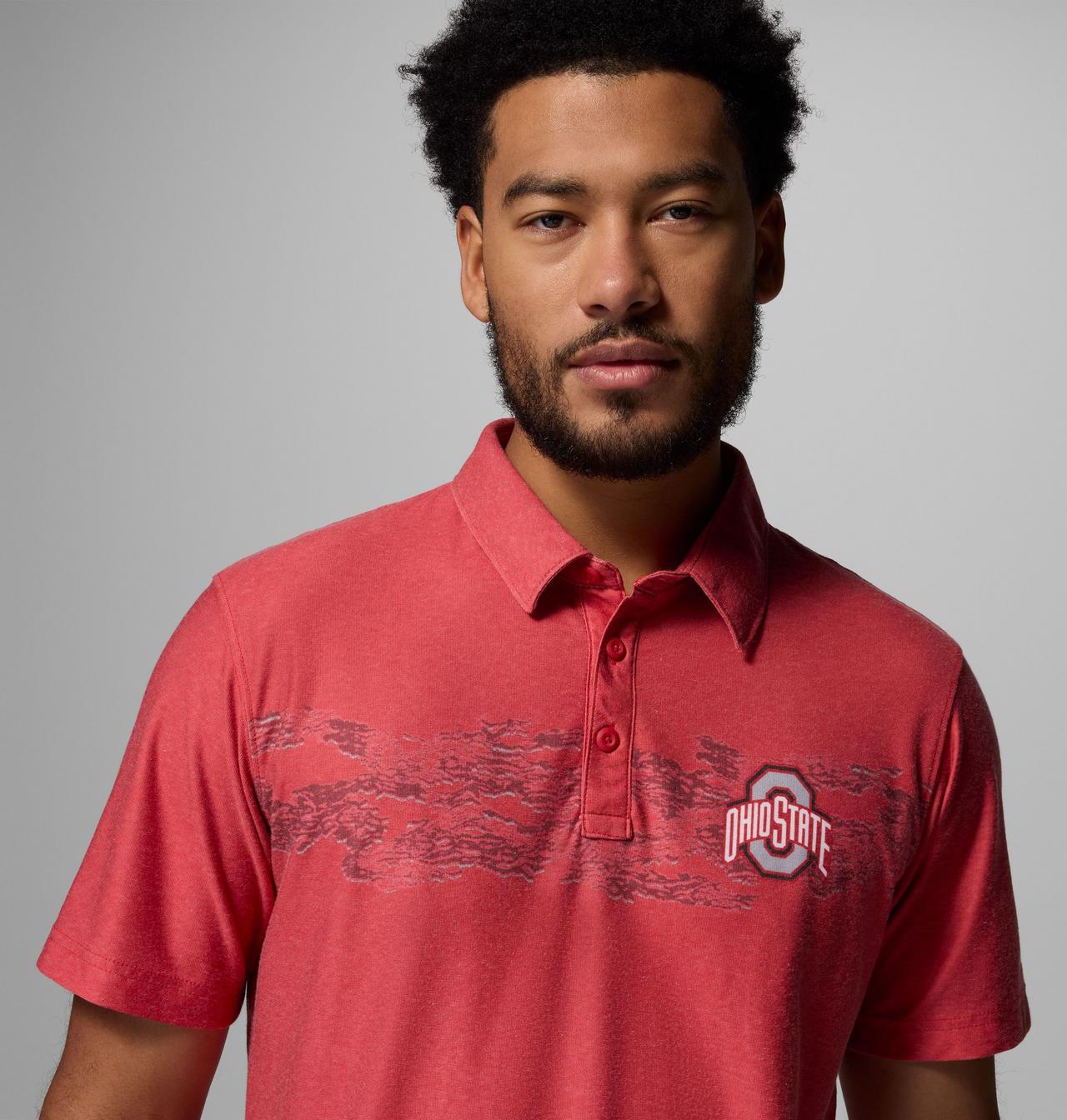 Men's Collegiate Thistletown Hills™ Printed Polo - Ohio State 5