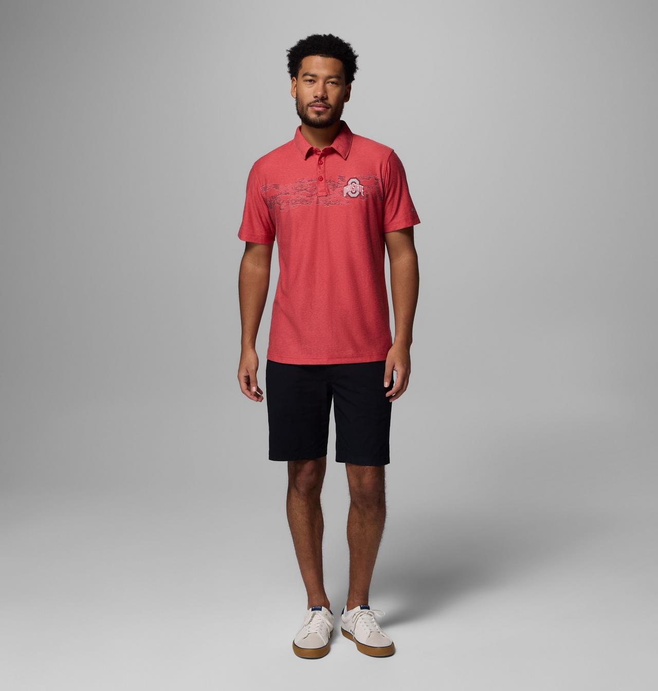 Men's Collegiate Thistletown Hills™ Printed Polo - Ohio State 2