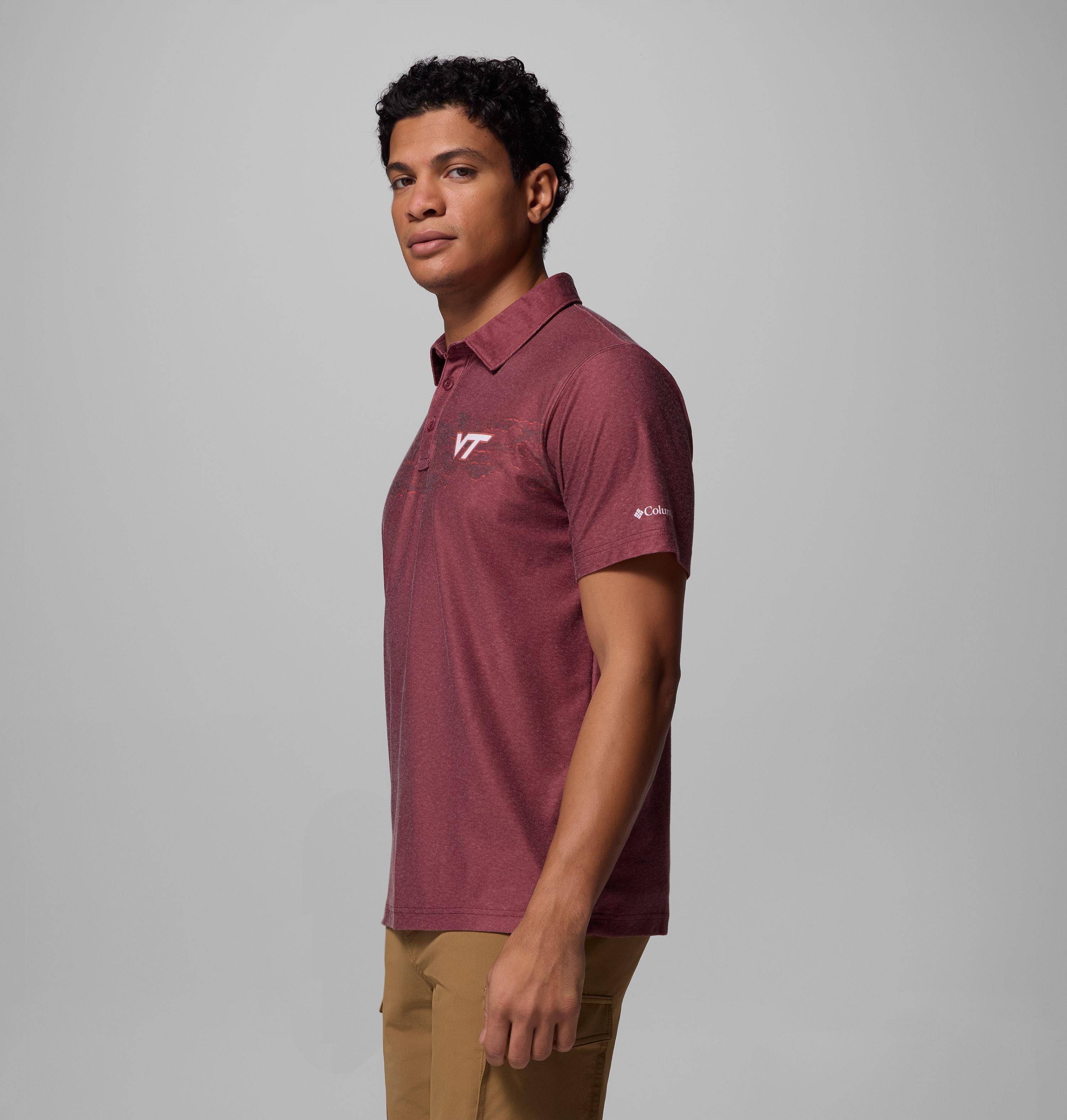 Men's Collegiate Thistletown Hills Printed Polo - Virginia Tech 4