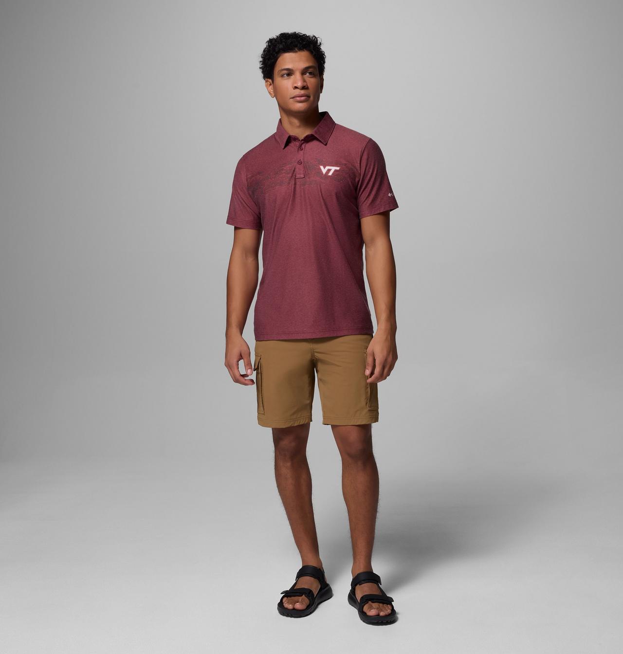 Men's Collegiate Thistletown Hills™ Printed Polo - Virginia Tech 2