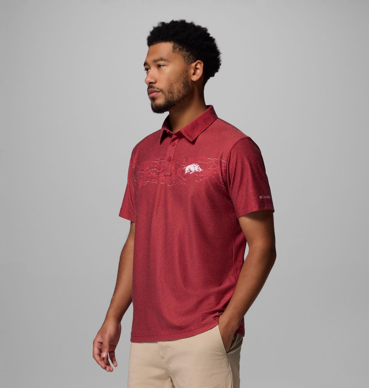 Men's Collegiate Thistletown Hills Printed Polo - Arkansas 4