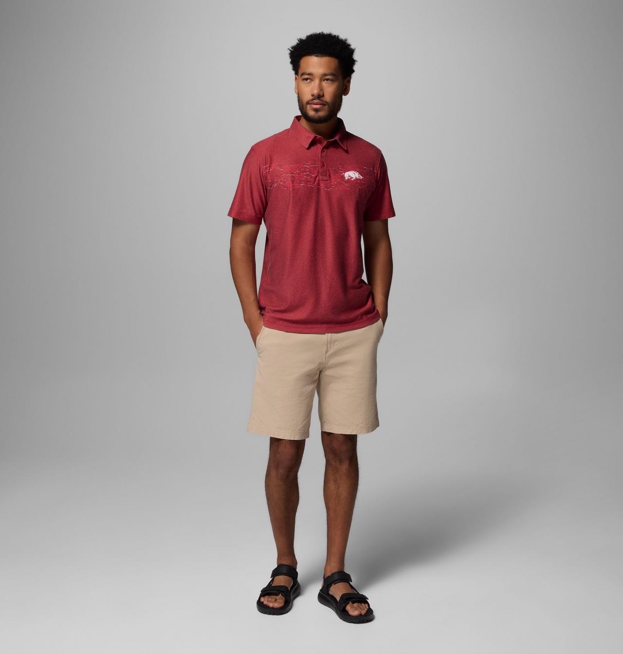Men's Collegiate Thistletown Hills Printed Polo - Arkansas 2