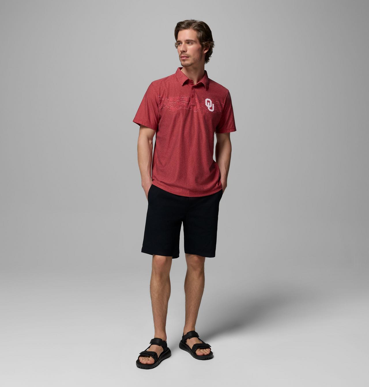 Men's Collegiate Thistletown Hills™ Printed Polo - Oklahoma 2