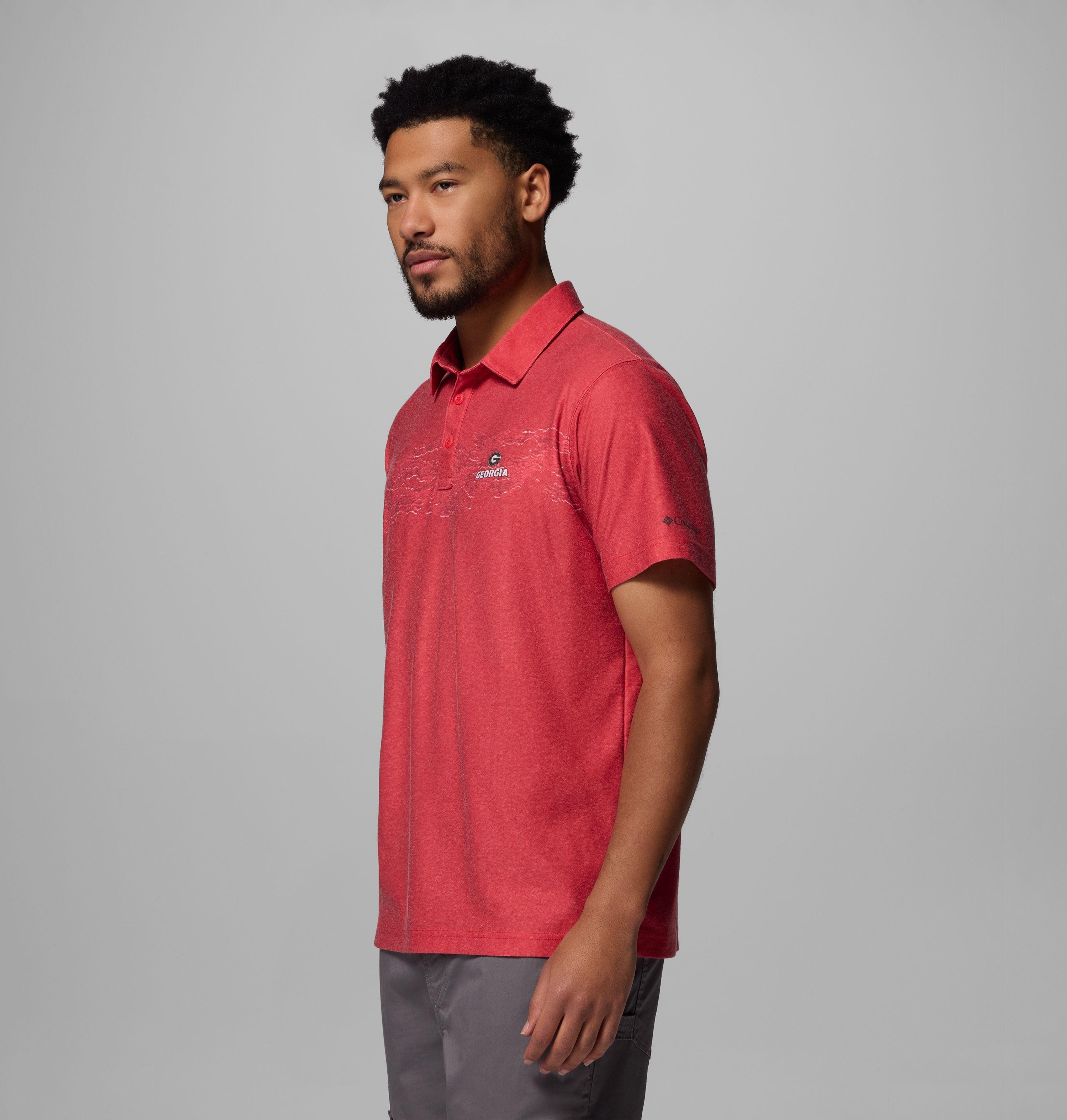 Men's Collegiate Thistletown Hills Printed Polo - Georgia 4