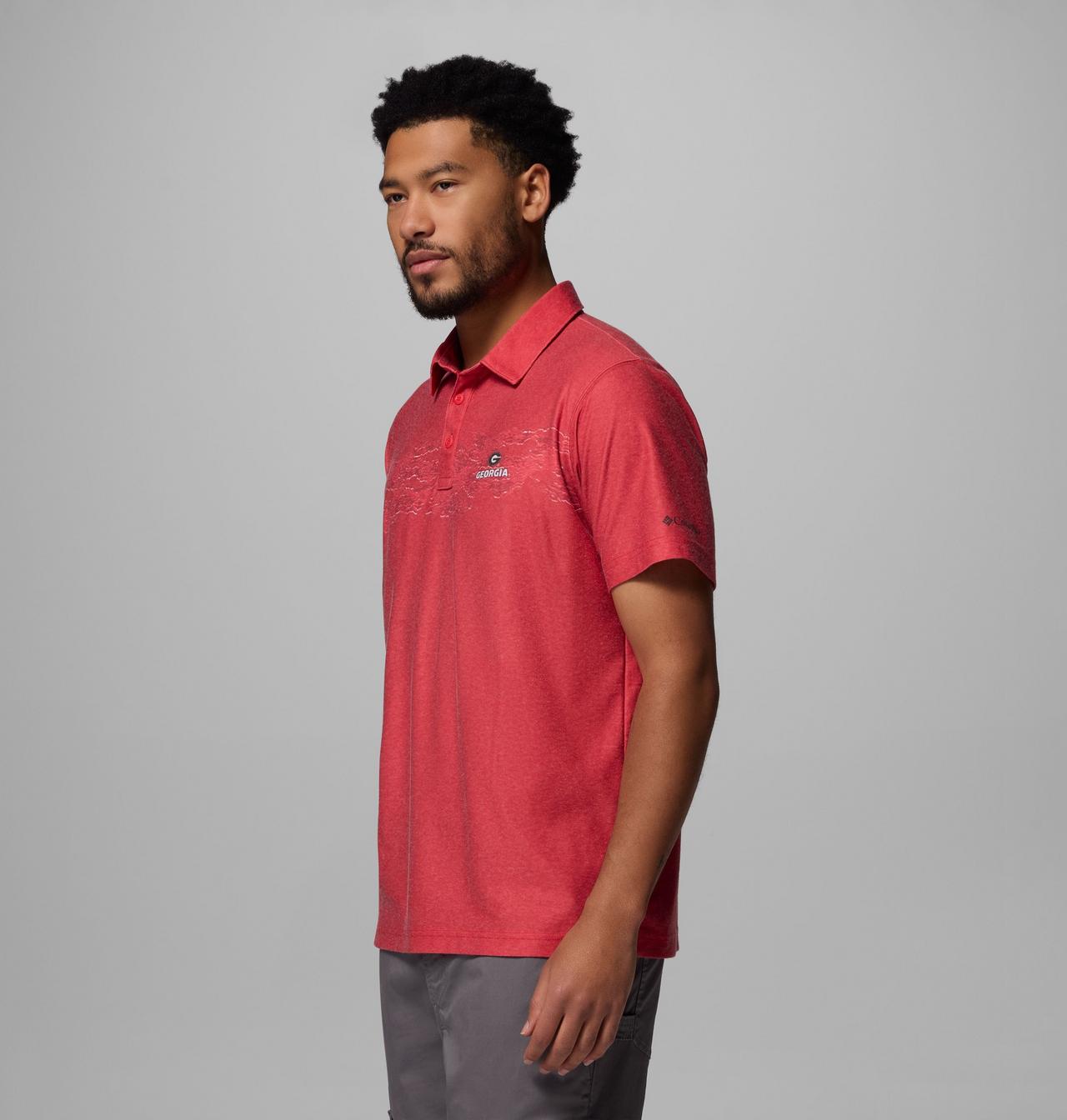 Men's Collegiate Thistletown Hills™ Printed Polo - Georgia 4