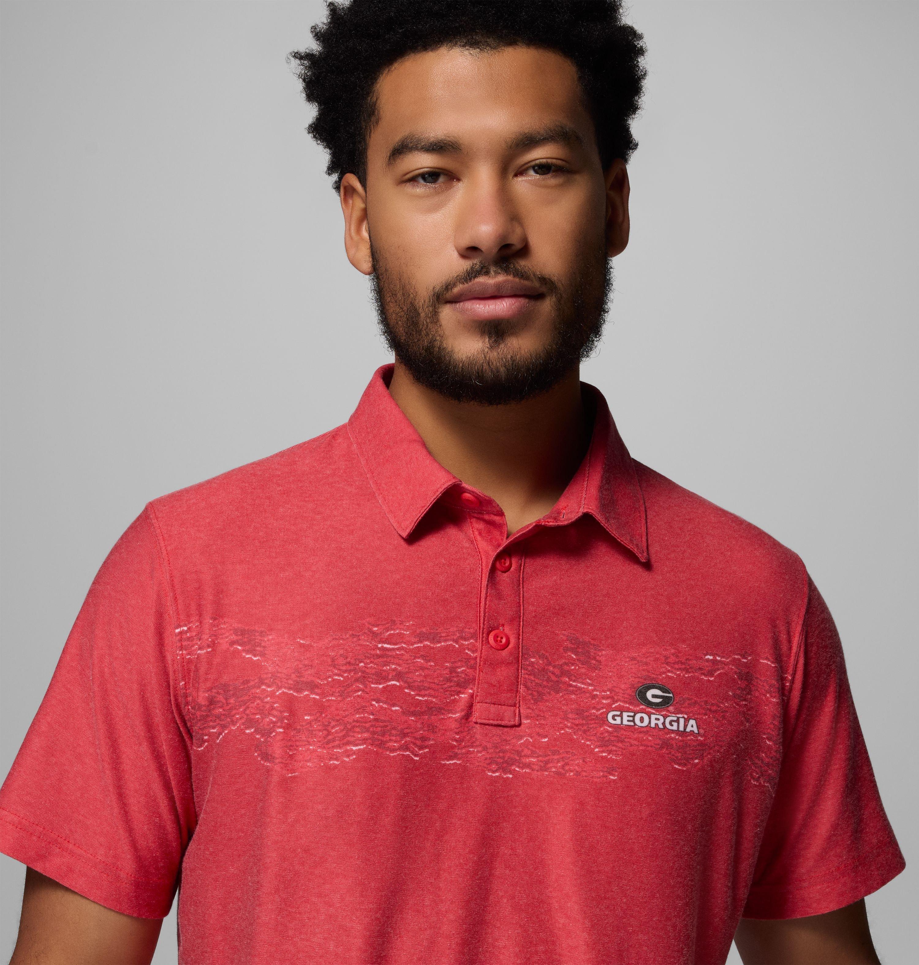 Men's Collegiate Thistletown Hills Printed Polo - Georgia 5