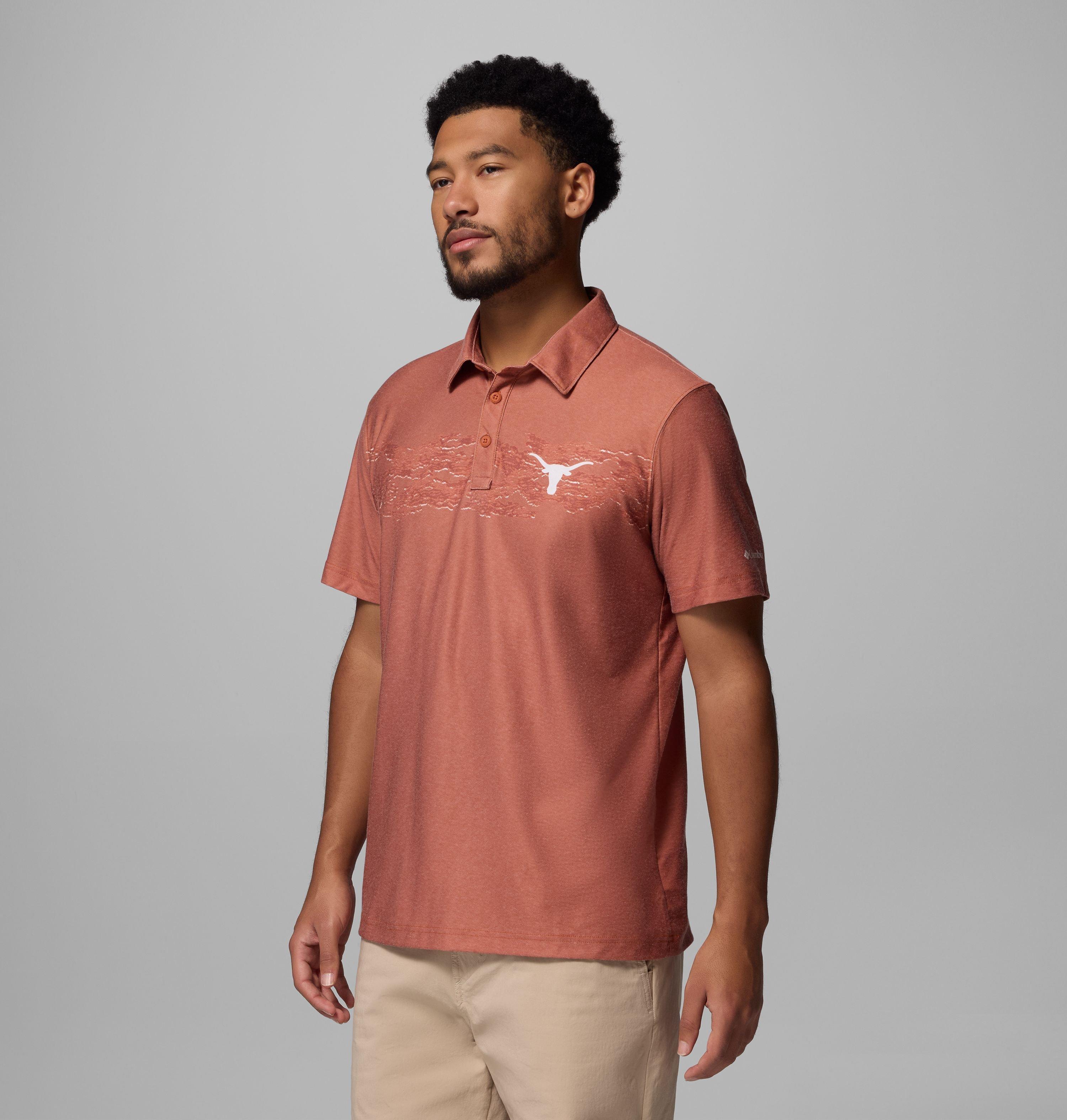 Men's Collegiate Thistletown Hills Printed Polo - Texas 4