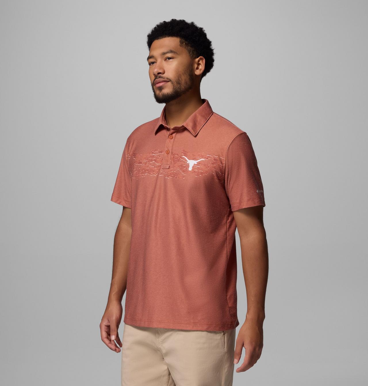 Men's Collegiate Thistletown Hills™ Printed Polo - Texas 4