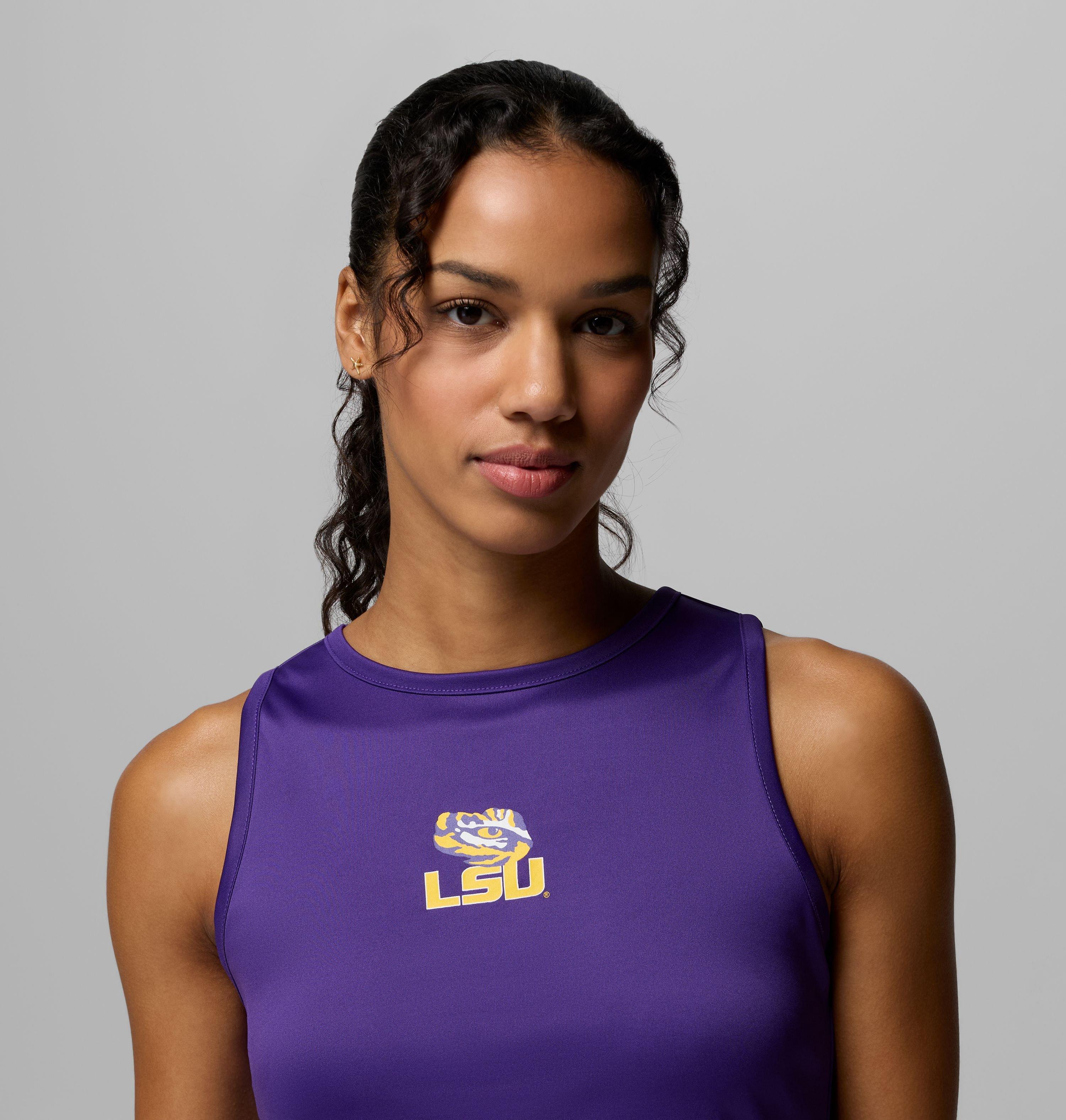 Women's Collegiate PFG Tidal Tank Dress - LSU 4