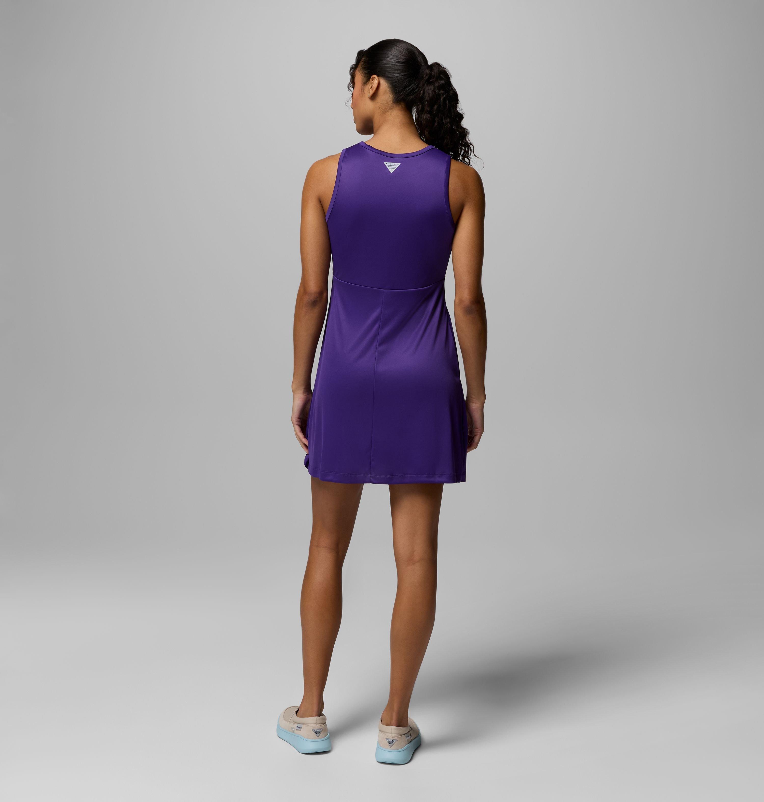 Women's Collegiate PFG Tidal Tank Dress - LSU 3