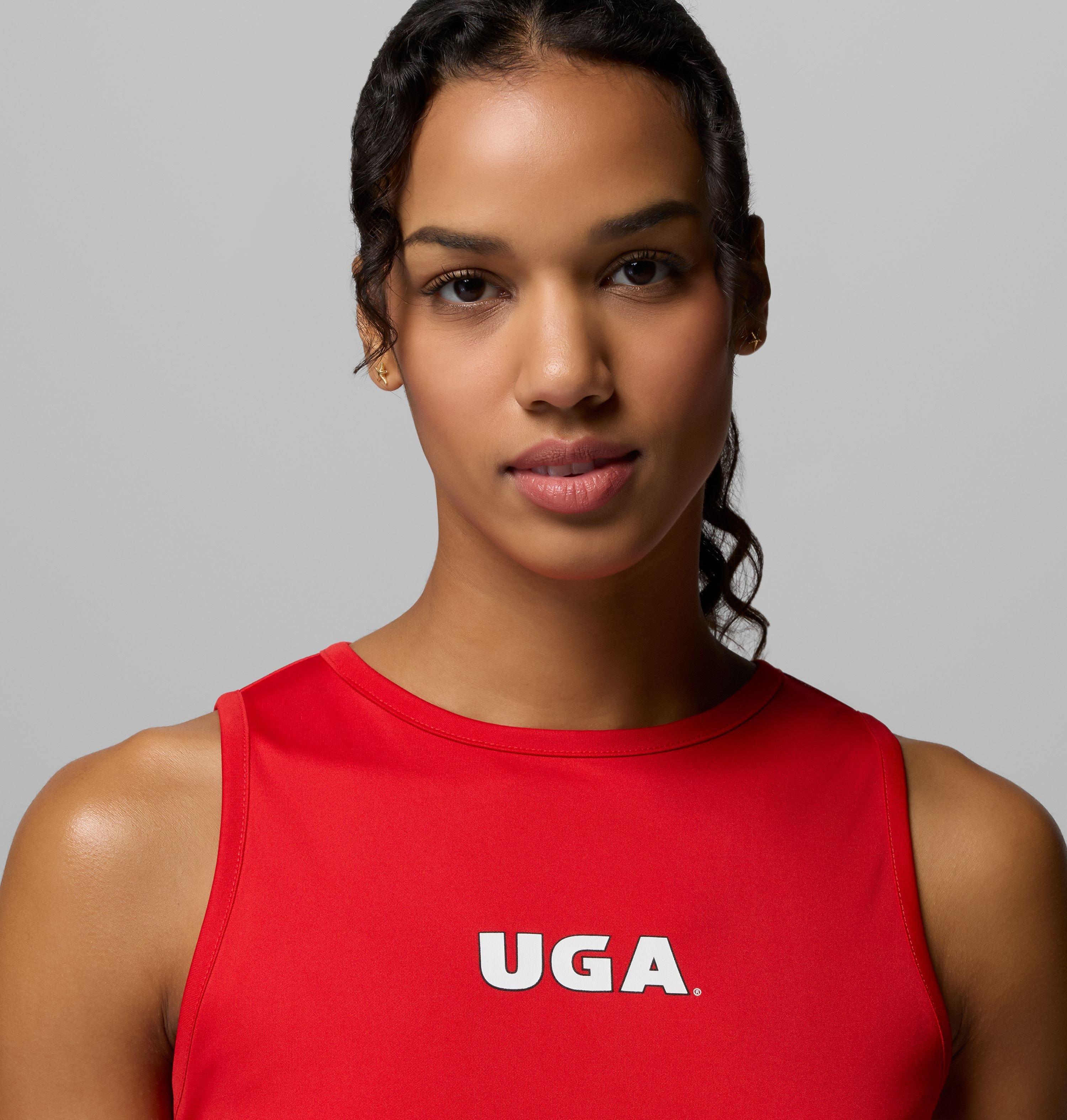 Women's Collegiate PFG Tidal Tank Dress - Georgia 5