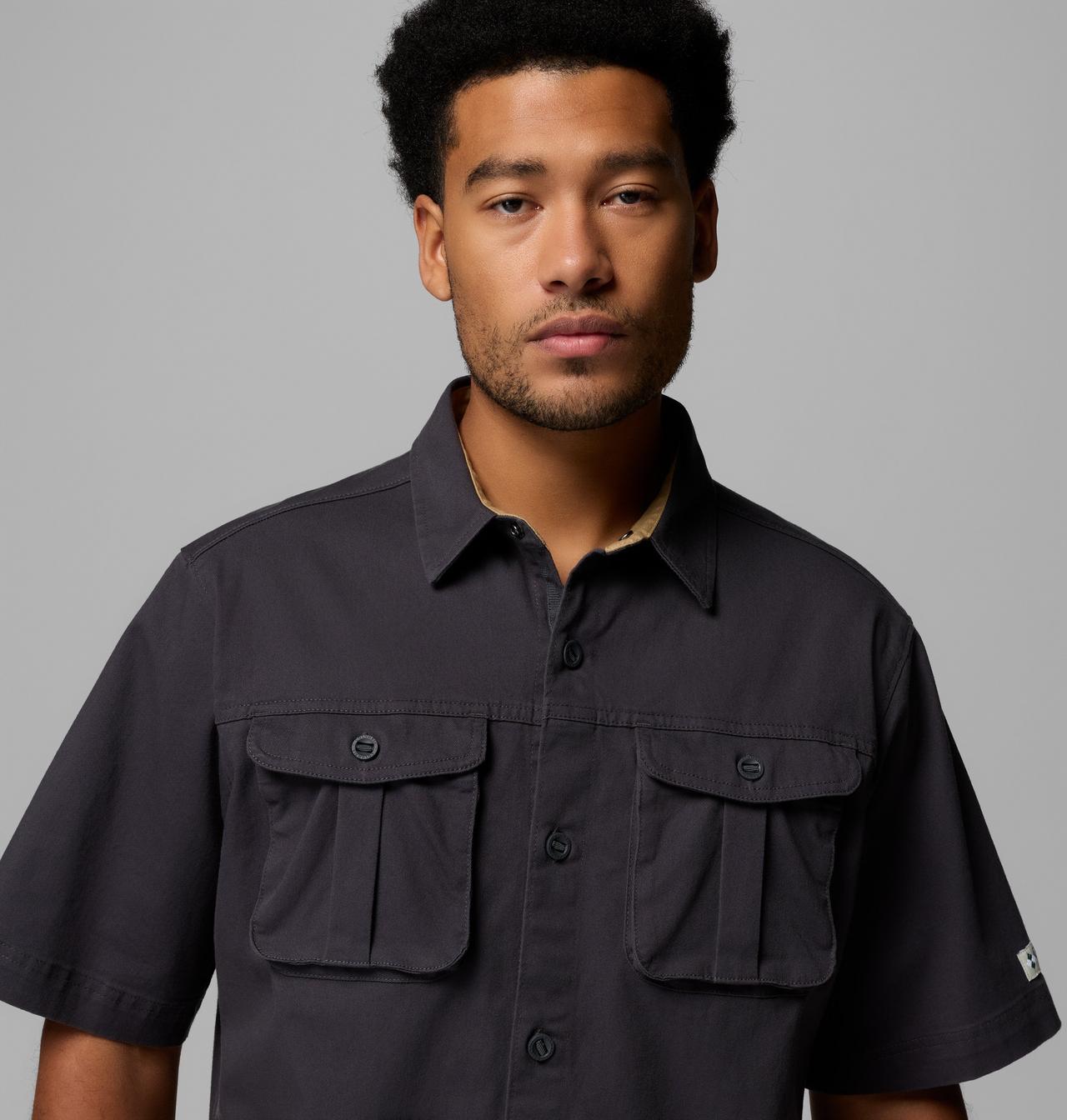 Men's Acker Rock™ Twill Short Sleeve Button Up Shirt | 011 | XXL 5