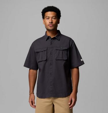 Acker Rock Twill Kurzarm-Hemd f&uuml;r Unisex, Color: Shark, image 1