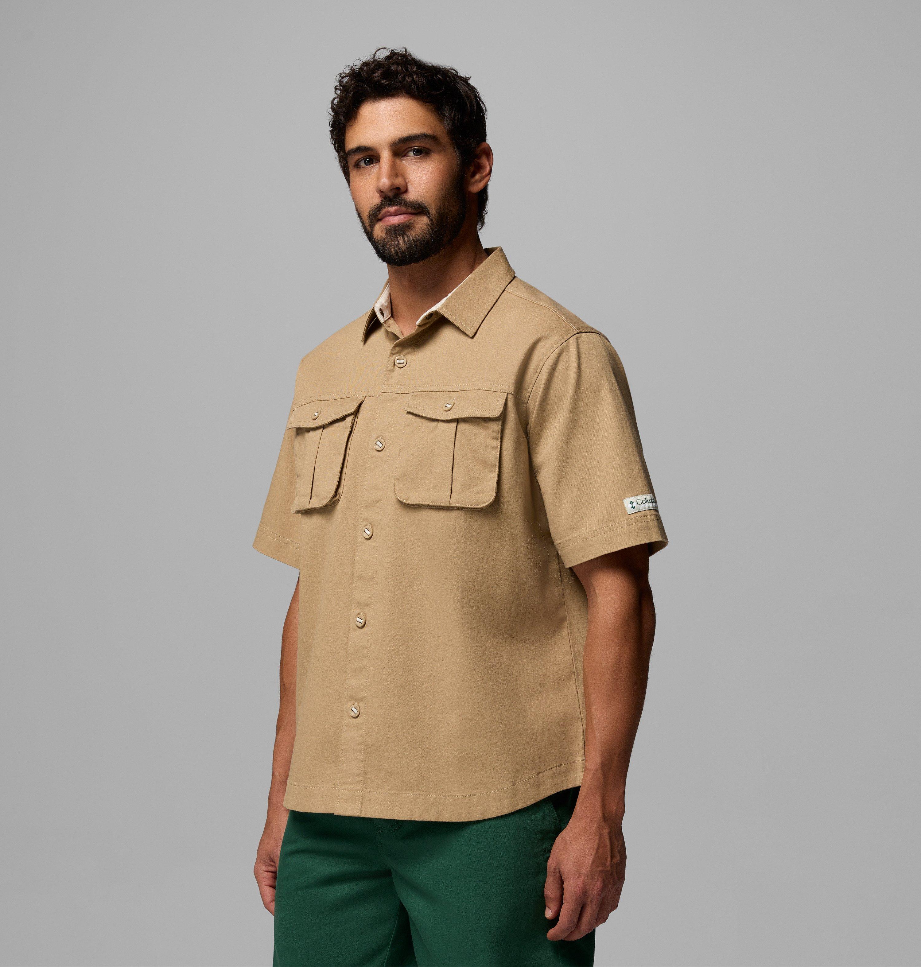 Men's Acker Rock Twill Short Sleeve Button Up Shirt 4