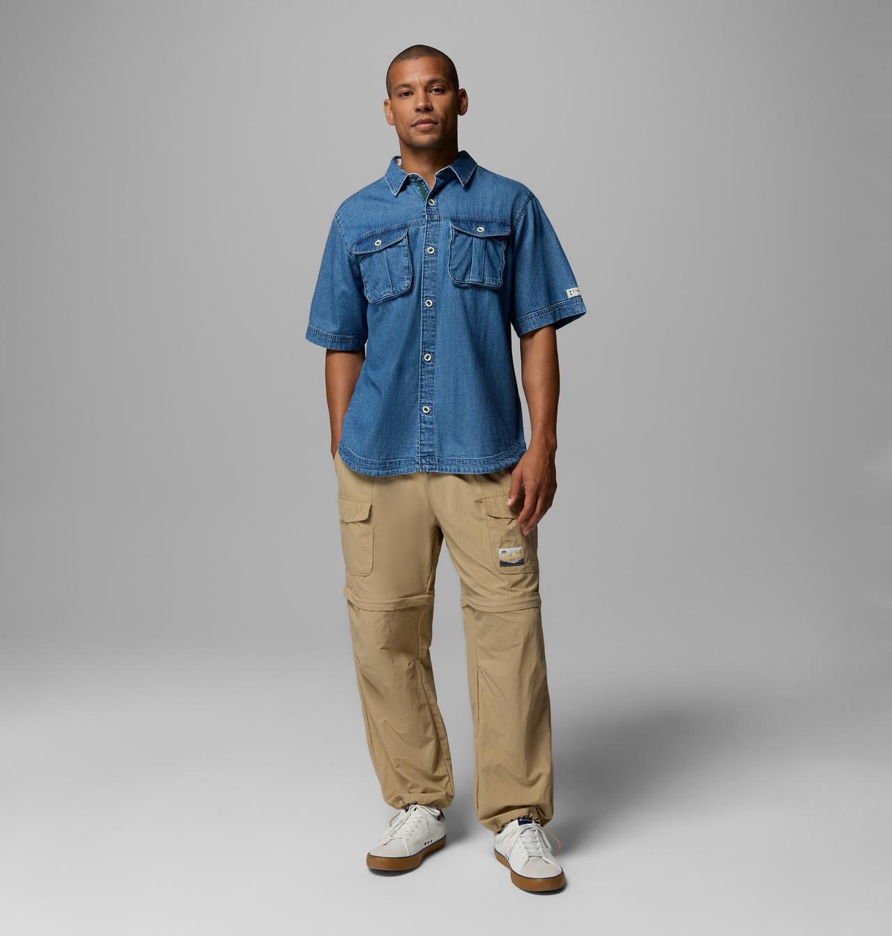 Men's Acker Rock Twill Short Sleeve Button Up Shirt 2