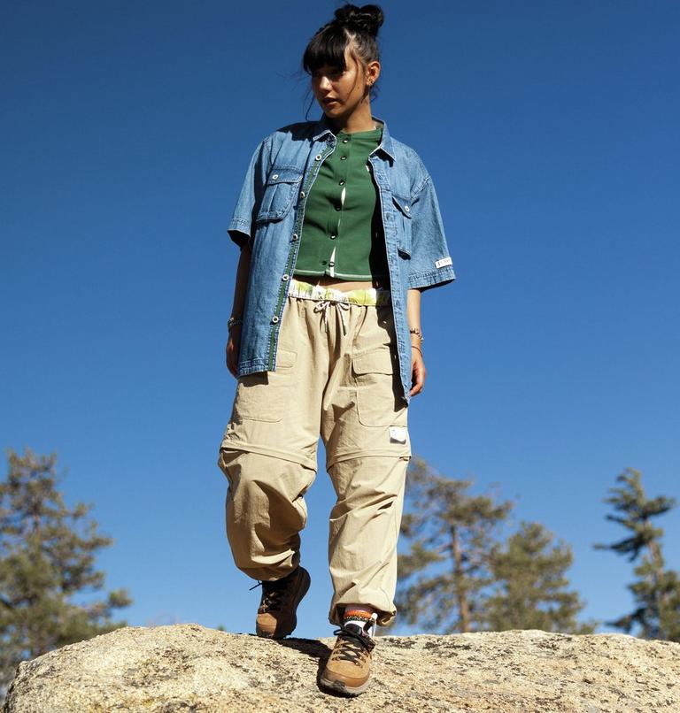 Unisex Acker Rock Twill Short Sleeve Shirt, Color: Denim, image 7