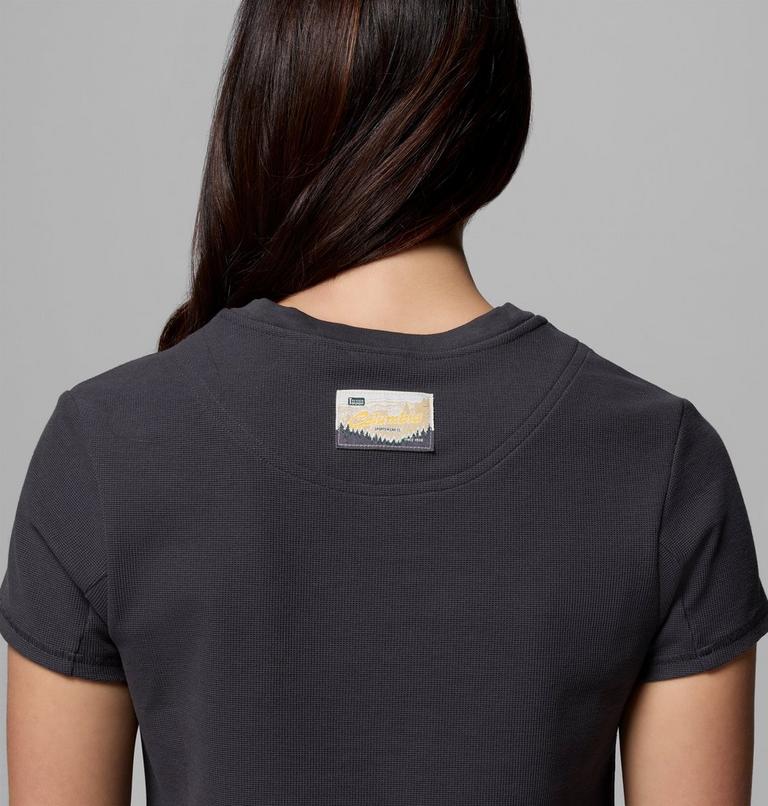 Camiseta corta de punto Acker Rock para mujer, Color: Shark, image 6