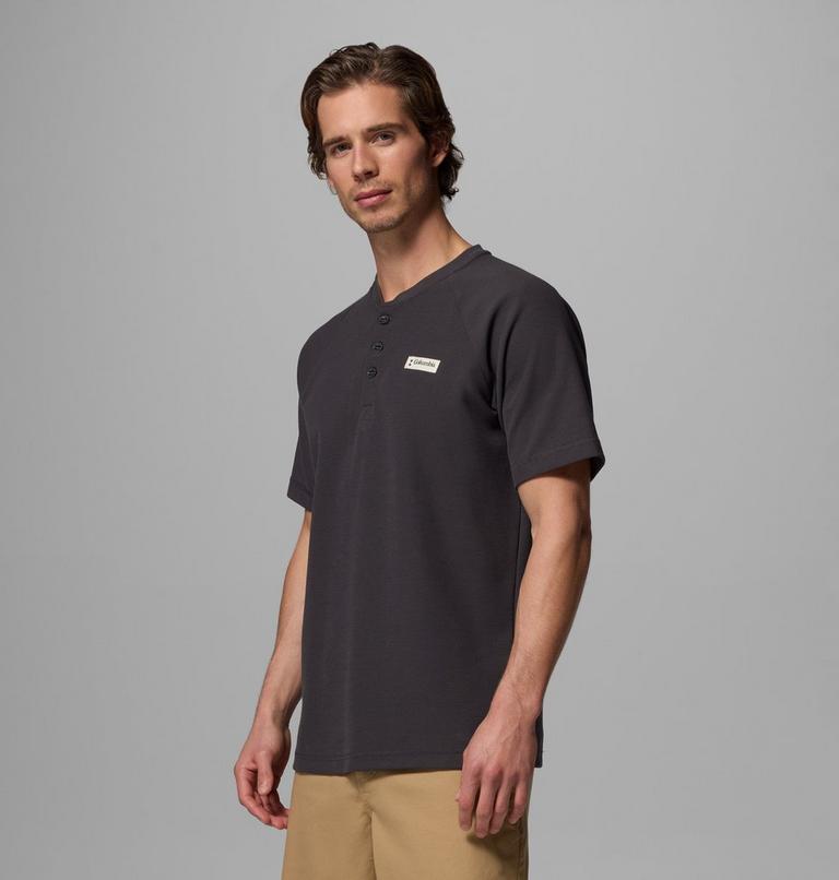 Men's Acker Rock Knit Short T-Shirt, Color: Shark, image 4