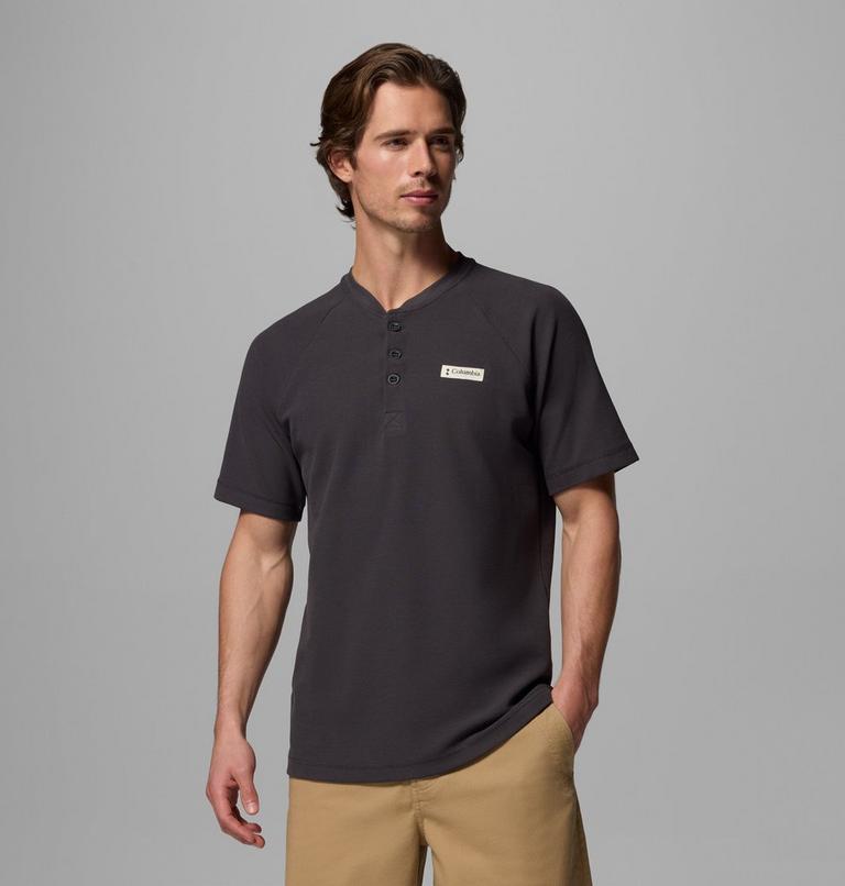 Men's Acker Rock Knit Short T-Shirt, Color: Shark, image 1