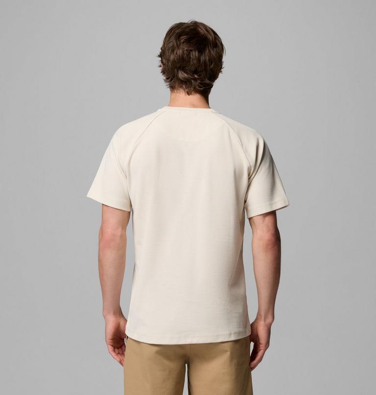 Men's Acker Rock Knit Short T-Shirt, Color: Chalk, image 3