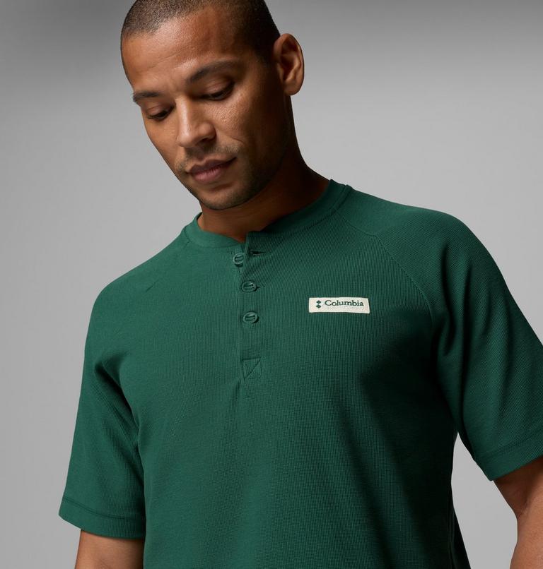 Men's Acker Rock Knit Short T-Shirt, Color: Rain Forest, image 5