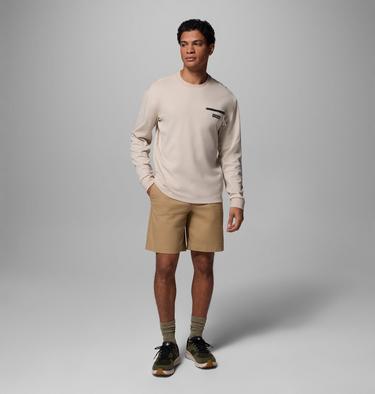 Men's Acker Rock Twill Shorts, Color: Beach, image 4