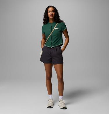 Shorts de sarga Acker Rock para mujer, Color: Shark, image 4